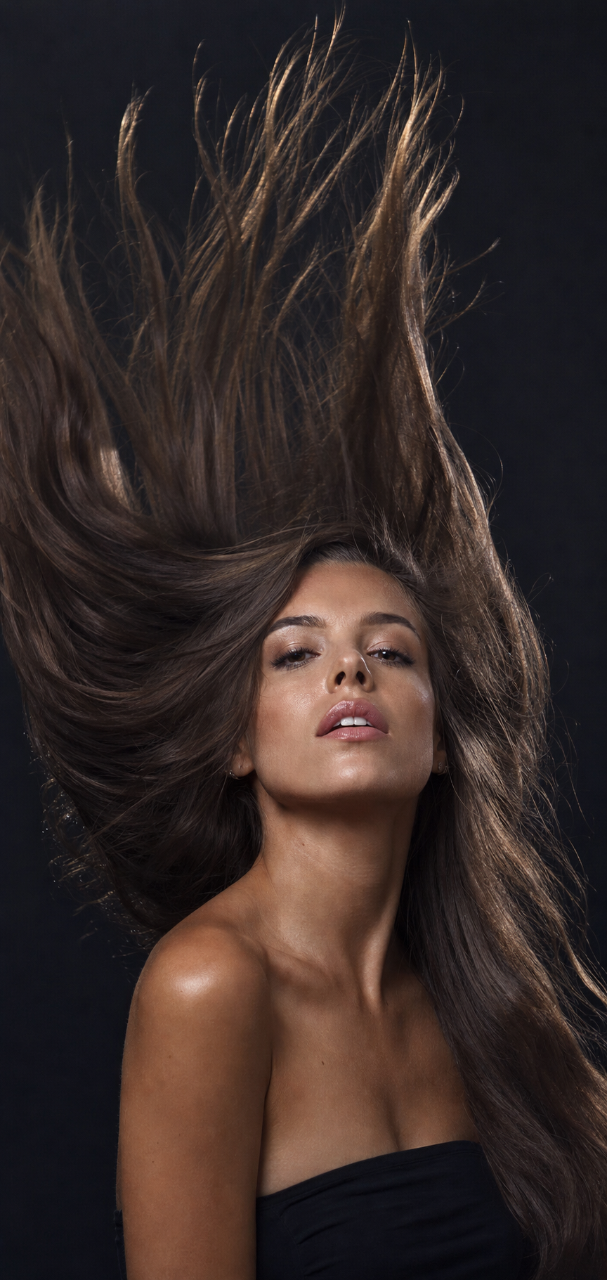 Hair flip al rallentatore